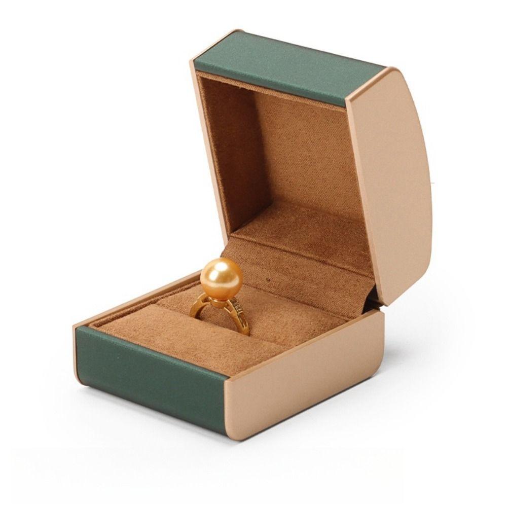 Exquisite Leather Jewel Box Luxury Jewelry Storage Box  Ring/necklace/bracelet Storage