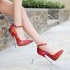 Women Sexy Nightclub Pole Dancing Stiletto Heel Temperament Plus Size Metal 16cm Heel WZ
