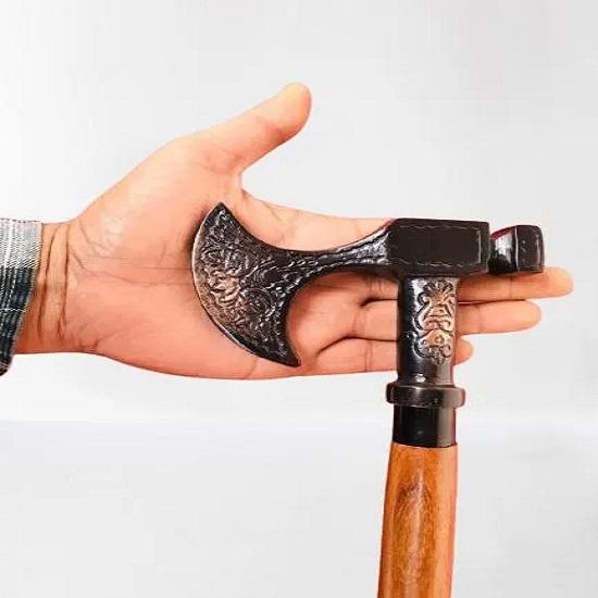 Royal Khulhadi Gehstock Authentischer handgefertigter Stock für klassischen Charme