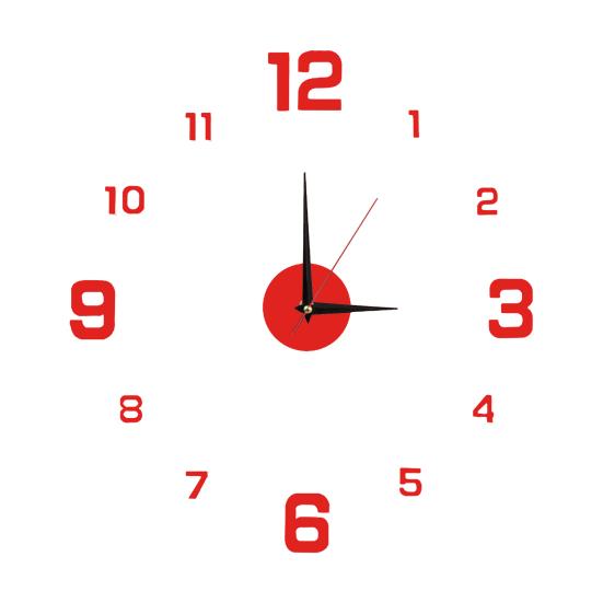 

Відмінний Безшумний Декоративний Домашній Декор Сучасний Нічник Годинник з Цоканням Стрілок для Вітальні Акриловий