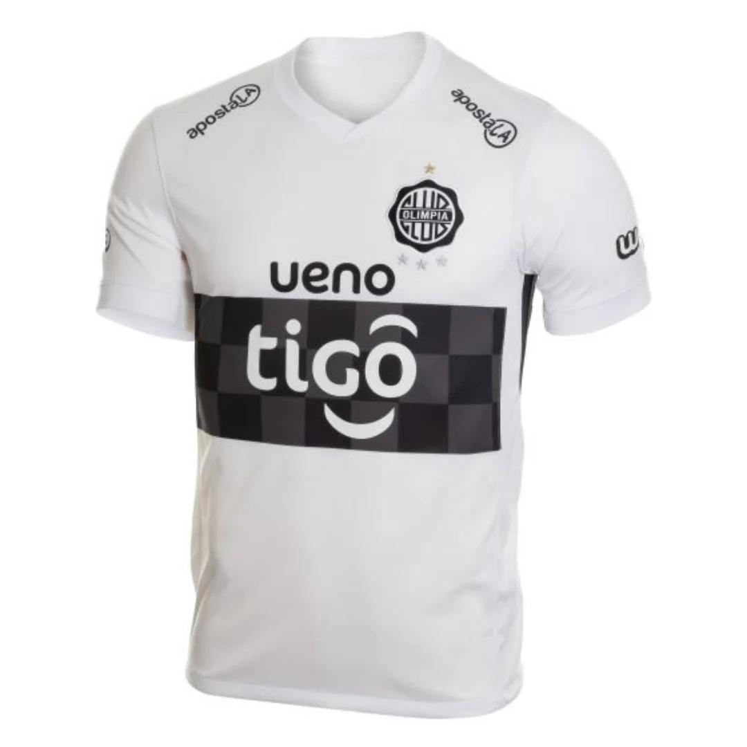 

25-26 Olimpia Asuncion Home Football Jersey Training Set Summer Sports Quick Dry Men s T-Shirt Kid s Clothing Tee Woman Jersey XXXL різнокольоровий