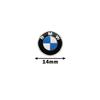 AXNX2 Stylish M 50th Anniversary 11mm 14mm Key Emblem Sticker Remote Key Badge Auto Styling Accessories For BMW E34 E46 E38 E90 E60
