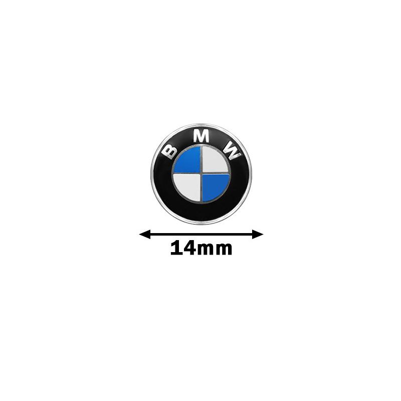 AXNX2 Stylish M 50th Anniversary 11mm 14mm Key Emblem Sticker Remote Key Badge Auto Styling Accessories For BMW E34 E46 E38 E90 E60
