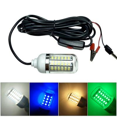 MUQZI Sporttillbehör 12V 15W Super Ljus Undervattens 108LED Nattfiskeljus Attraktiv fisklampa