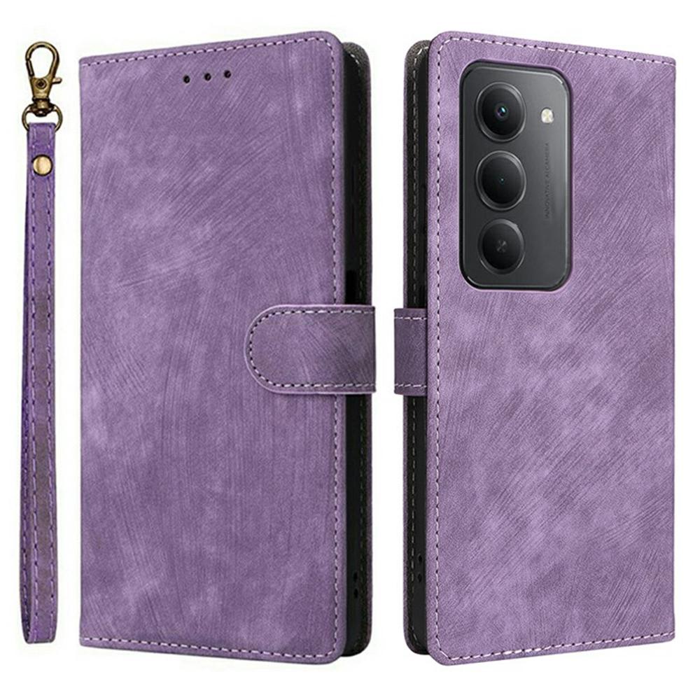 For Xiaomi Redmi 15 5G (Global) (169mm) Case Wallet RFID Blocking PU Leather Phone Cover Stand with Strap