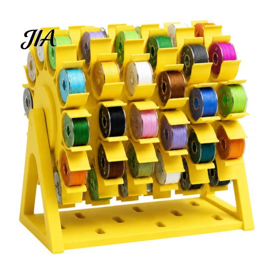Tabletop Spool Holder 60-Spool Sewing Thread Organizer Rack, 360 Degree Swivel Space Saving Studio Organization Stand, Storage for Embroidery