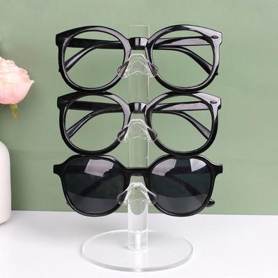 Organizer Glasses Display Props Glasses Holder Sunglass Display Rack Transparent Glasses Rack