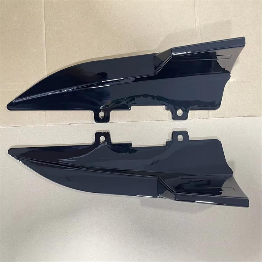 Rear Bumper Splitter Side Spoiler Canards Apron Cover Sticker Gloss Black For BMW 3 Series G20 G28 325 330 M-Sport 2019-2024 Gloss Black