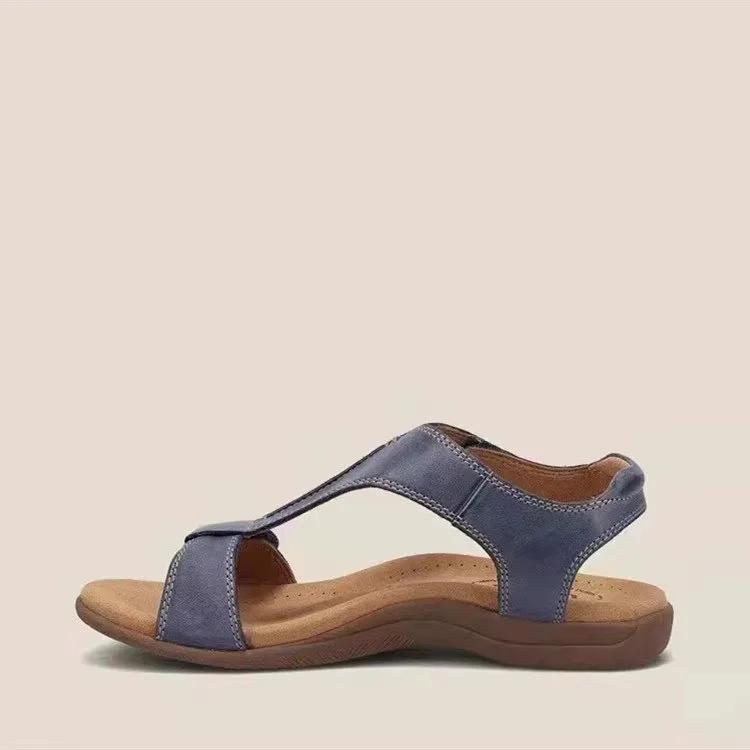 Fashion Sandals Women Summer Open Toe Soft Premium Orthopedic Low Heels Walking Sandals Toe Corrector Cusion 2025 Designer Sandals