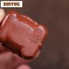 Yixing Purple Clay Make A Fortune Horse Tea Pet Antique Lucky Model Tea Figurine Play Toys Tea Statue Ornaments Accessories