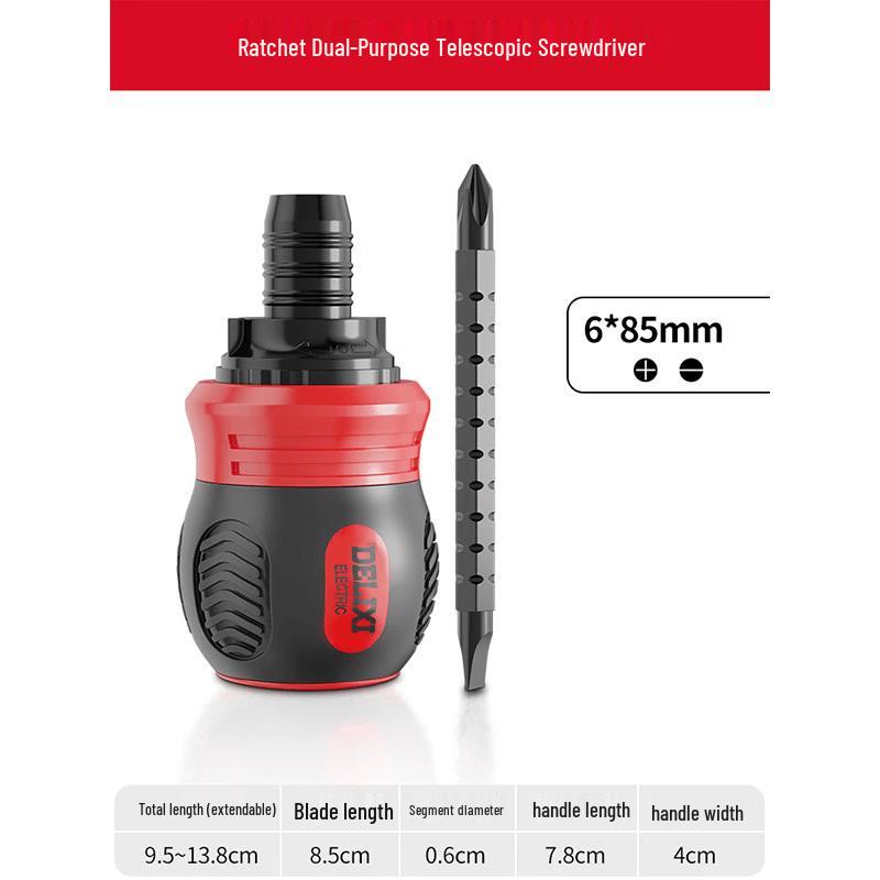 Delixi Multifunction Ratchet Screwdriver Set