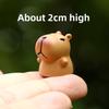 Capybara Toy Mini Figurine Resin Creative Relaxing Desktop Decor For Kids
