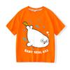 Kawaii Sealook T-shirts 2026 New Style Cartoon Print Cotton Tshirt Crew Neck Cartoon Boys/girls T Shirt