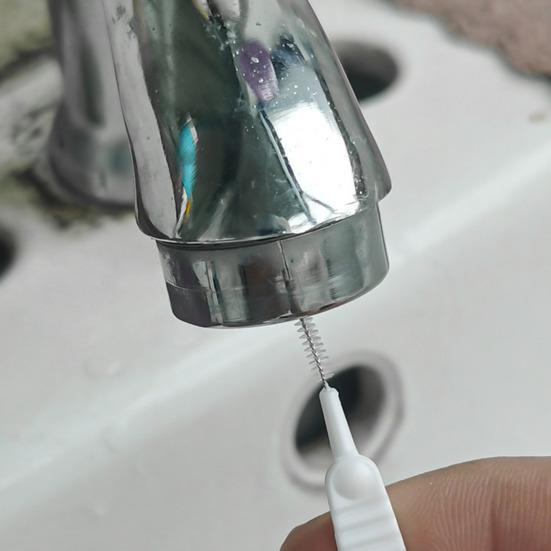 10/20/30/40/50Pcs Shower Head Cleaning Brush with Nylon Bristles Anti-Clogging Showerhead Cleaner Picks Multifunctional Gap Hole Cleaning Tools