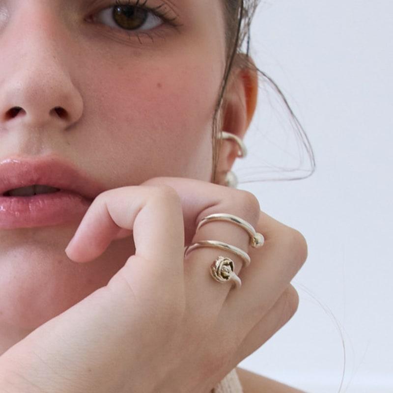 STILL INSTANT Rose with Dew - Ring 02