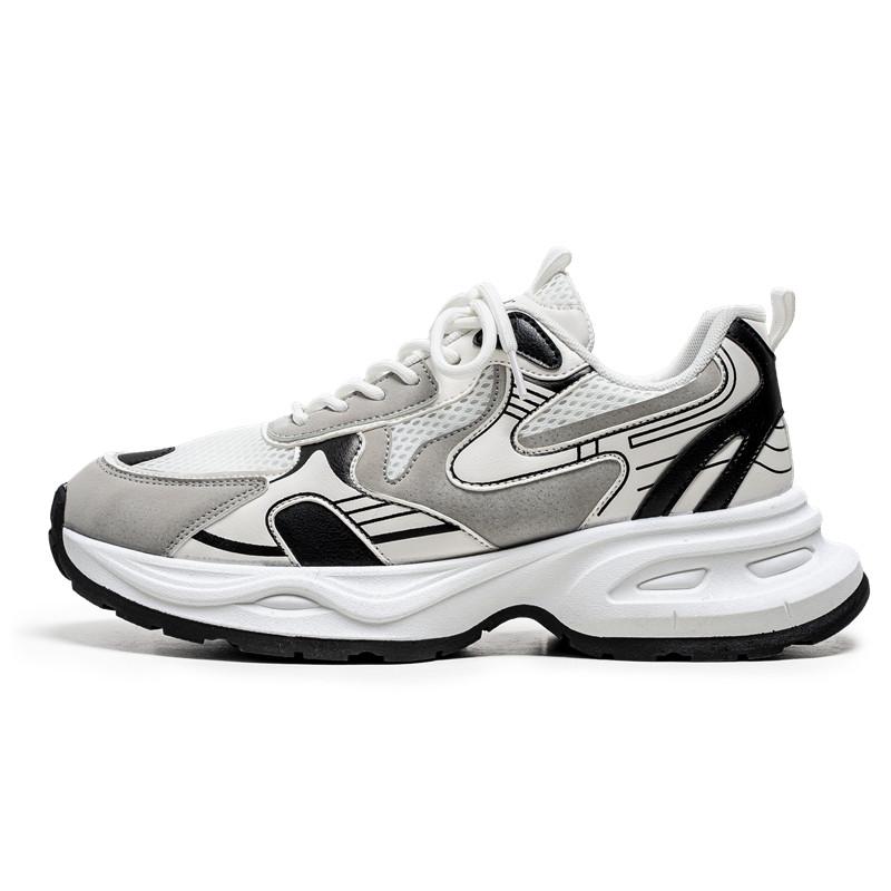 Chunky Sneakers Summer New Breathable Lightweight Casual Men'S Outdoor Anti Slip Running Shoes Fashion Student Speed Sports Shoe