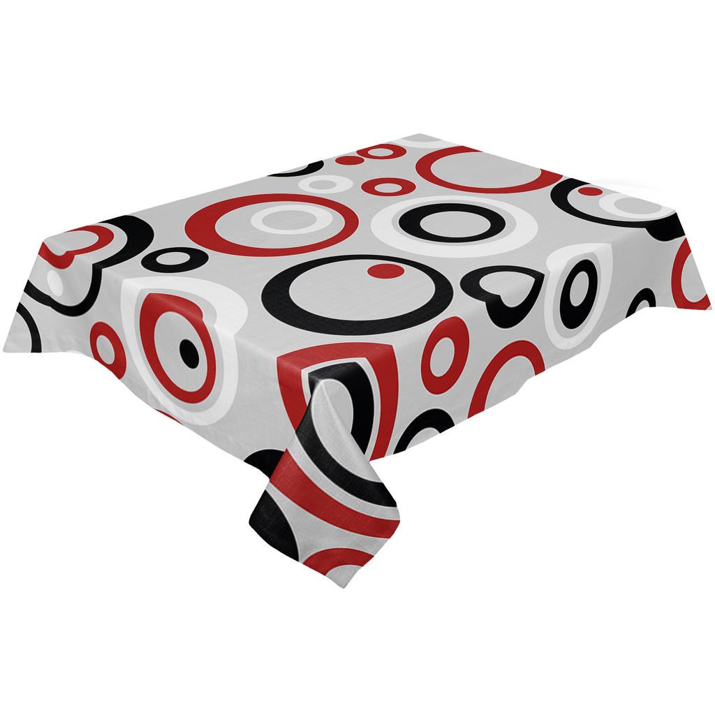 Kreis Abstrakt Geometrie Tischdecke Feiertagsdeko Wasserdichte Rechteckige Tischdecken Hochzeitsdeko Tischdecke