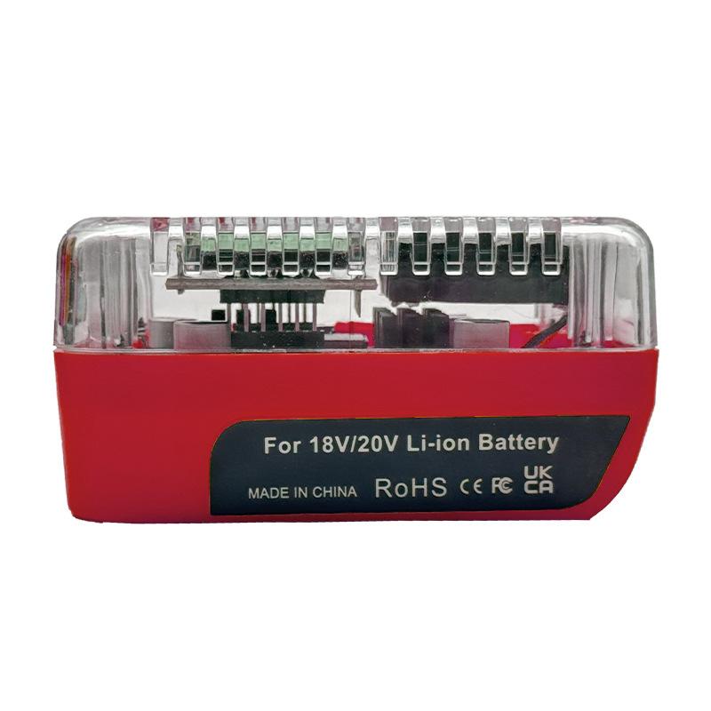 Li-Ion Battery Adapter Converter Portable Quick Charging Socket Adapter Converter 140W Type-C Interface Digital Display Adapter