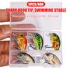 HENGJIA Mini Crank Box for Wobblers Lures for Fishing Crankbait Minnow Lure Hard Artificial Bait Sea Fishing Lures