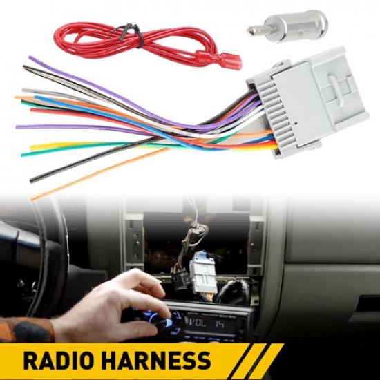 For Chevy Silverado 2003-2007 Stereo Car Radio Wiring Harness Adapter Connector