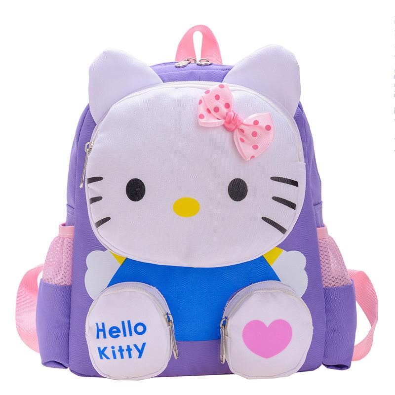 Adorable Cartoon Childrens Backpack For Kindergarten Boys And Girls Nylon Lightweight