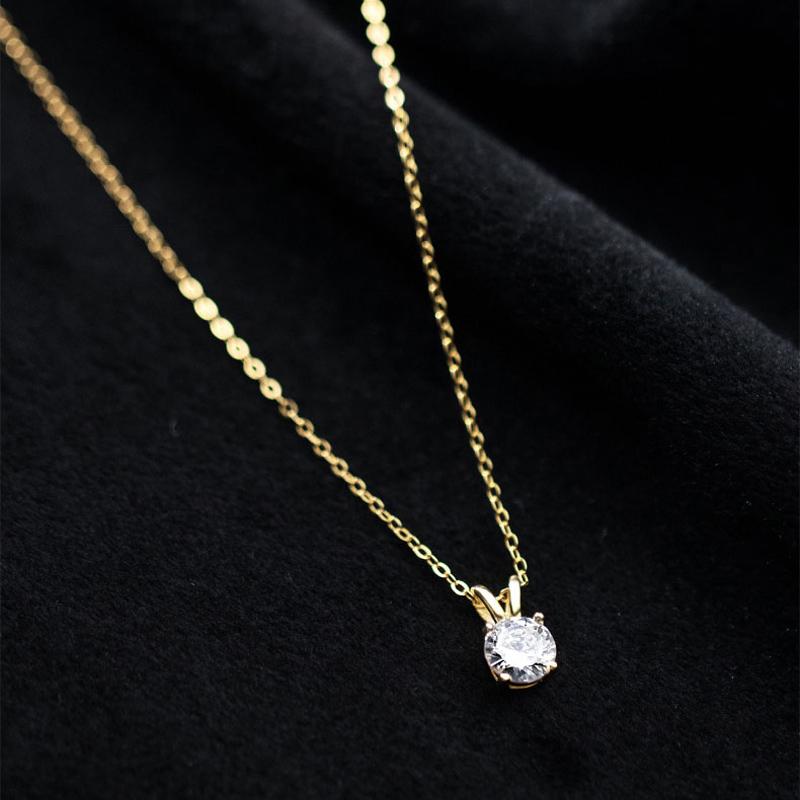 

La Monada Women s Necklace 925 Silver Chains Woman on Neck Shiny Zircon Beautiful Pendant Jewelry for Women Necklace Silver Girl 45cmAdd5.5cm&925SterlingSilver