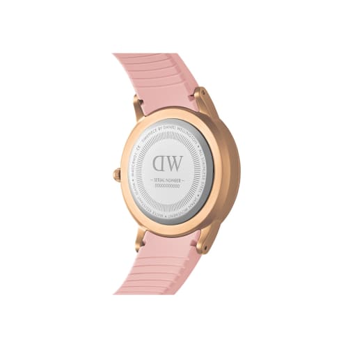 [Official Shop/2-Year Warranty/Authentic] Daniel Wellington DW Women's Iconic Motion Watch in Pastel Pink, 40mm, Waterproof, Rose Gold. A great gift f