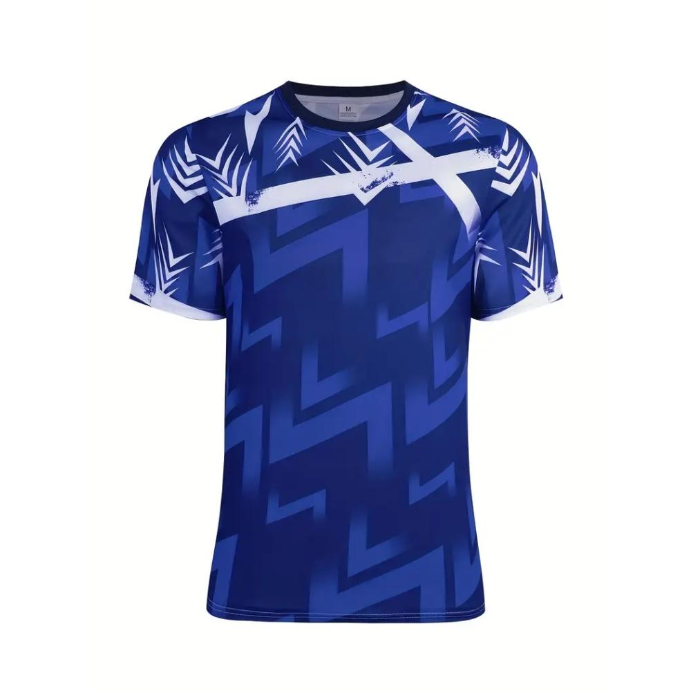 XXS-6XL Plus Size Men's T-shirt Gradient Print Summer Casual Outdoor Clothes Short Sleeve Tops Tees Men's Pullover Clothing