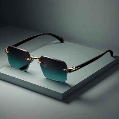 Gafas de Sol de Moda Unisex Clásicas Sin Montura Gafas Modernas para Disfraz de Vacaciones Adecuadas Mejor Regalo para Ocasiones Festivas