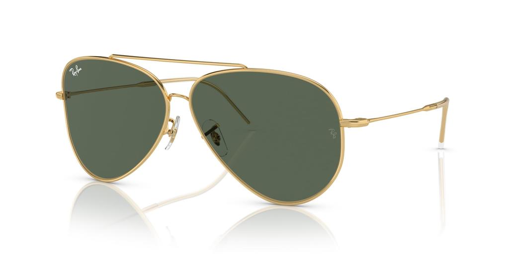 Ray-Ban RBR0101S Aviator Reverse Arista 62 Gold Pilot Sunglasses