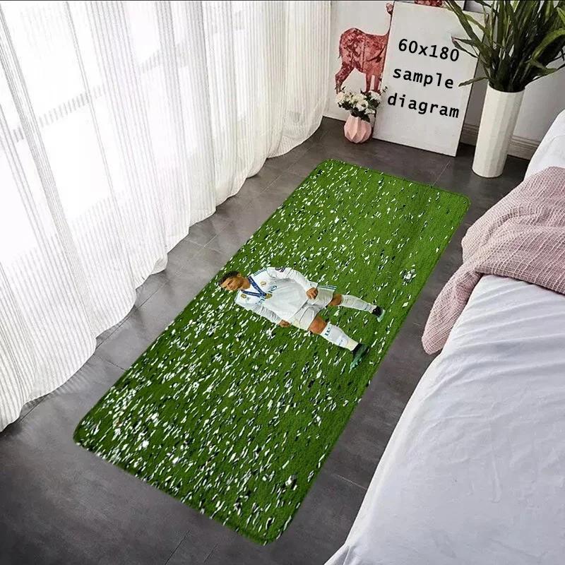 Foot Carpets CR7 Living Room Rug Cristiano Ronaldo Entrance Doormat Bathroom Rug Floor Mat Carpet Anti Slip Home Kitchen Hallway