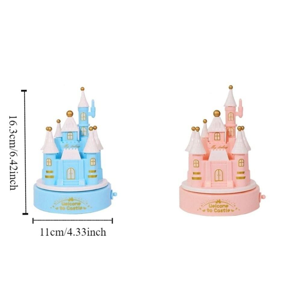Exquisite Rotating Music Box Romantic Style Birthday Music Box  Desktop Ornament