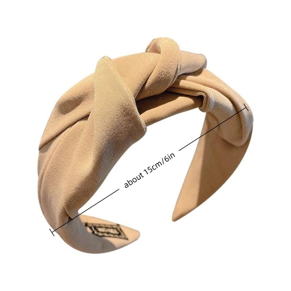 Sweet Bow Hair Claw Wide Side Braided Headband Fashion Hair Band  Girls Accessories