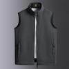 Men's Lambswool Fleece Vest: Warm, Versatile, Sleeveless Outerwear for Autumn and Winter