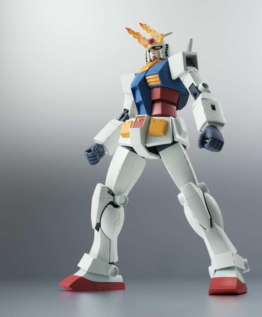 TAMASHII NATIONS ROBOT SPIRITS Mobile Suit Gundam <SIDE MS> RX-78-2 Gundam Ver. A.N.I.M.E. (Reissue) Approx. 125mm PVC & ABS Painted Action Figure