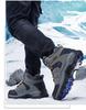 Men's Winter High-Top Snow Boots: Plus Velvet, Thick Sole, Non-Slip, Large Size