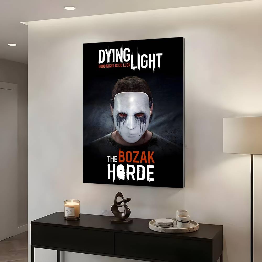 1pc Game D-Dying Light The Beast Poster Sticker Print Waterproof Wall Art For Living Room Bedroom Home Decor