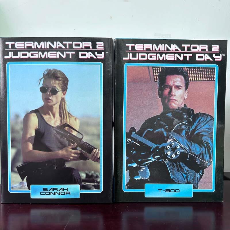 NECA Terminator 2 Tag der Abrechnung T-800 Sarah Connor Arnold Schwarzenegger Actionfigur Modell Spielzeug Sammlung Geburtstagsgeschenk