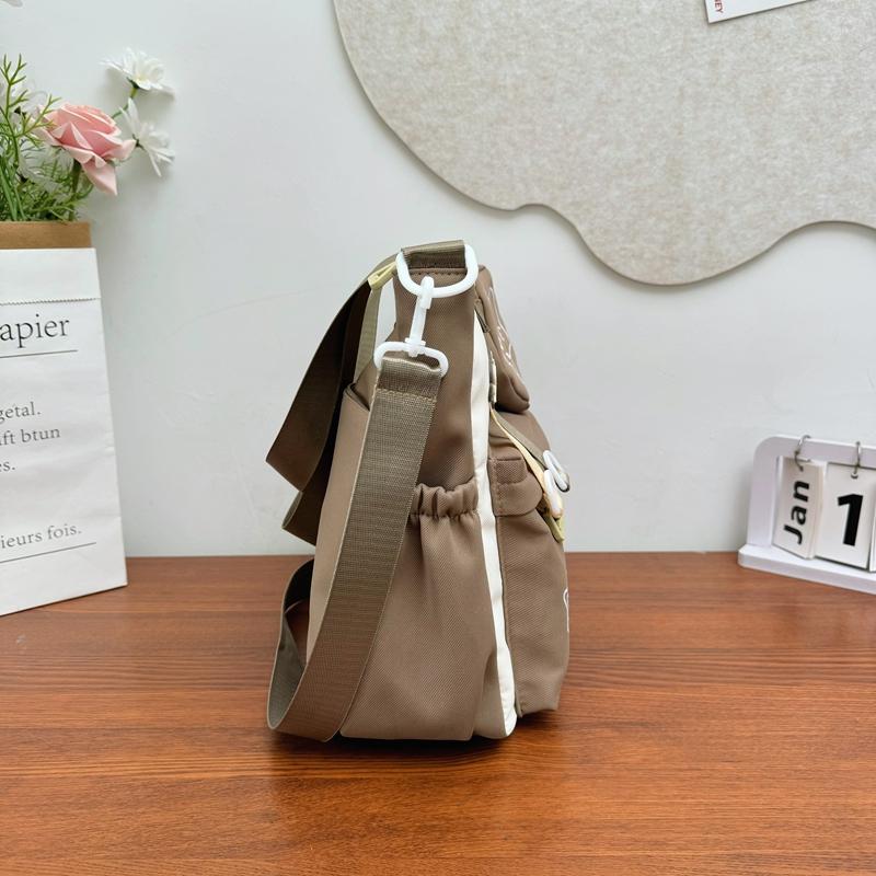 Kontrastní barva taška přes rameno pro studenty střední školy dámská crossbody taška studentská taška do třídy