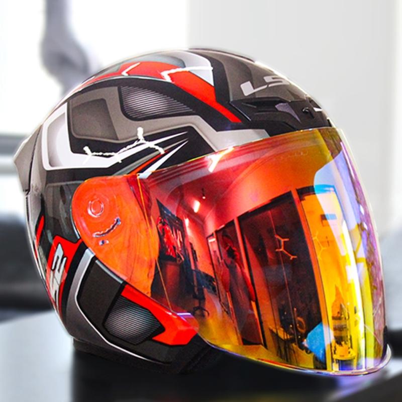 Náhradní sklo přilby na motocykl Motopříslušenství pro LS2 OF608