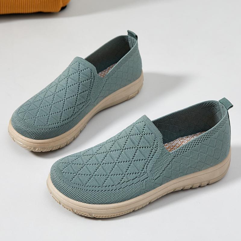 Mode Damskor Vår Nya Skor Ett Steg Steg Tygsko Lågskuren Flatsko Mjuk sula Bekväma och Mångsidiga Damskor