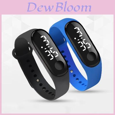Student Sport Electronic Touch Watch With Digital Display For Casual Wear