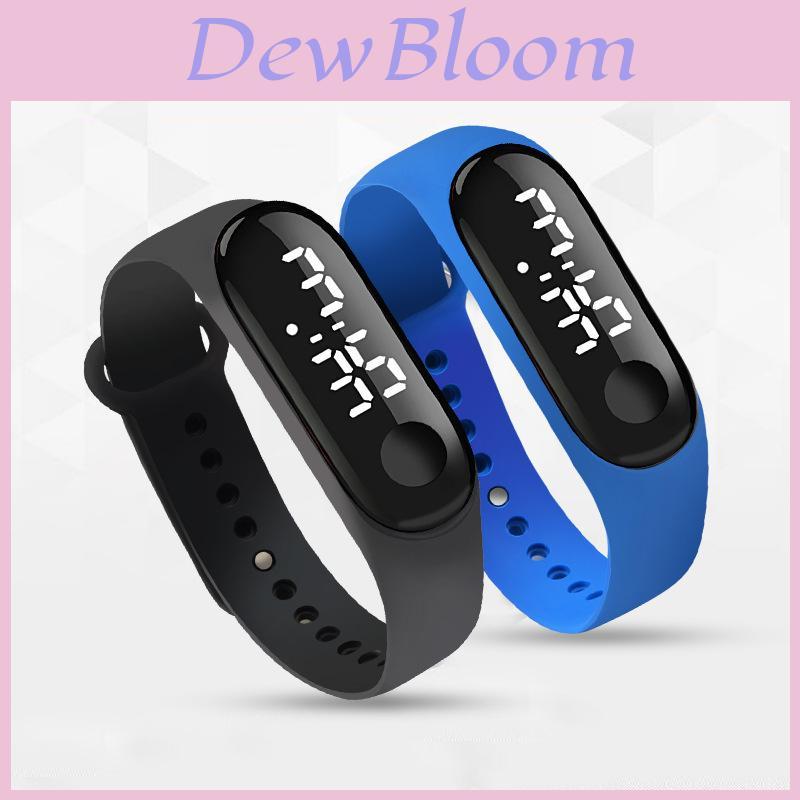 Student Sport Electronic Touch Watch With Digital Display For Casual Wear
