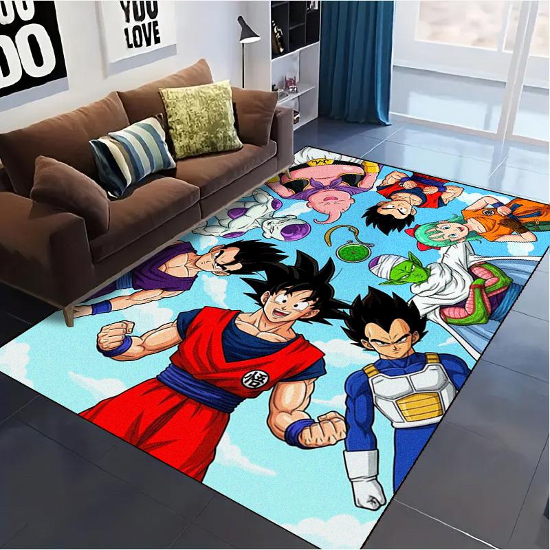 Anime DragonBall Carpet Rug for Living Room Bedroom Home Sofa Decoration,Kids play Non-slip Floor Mat