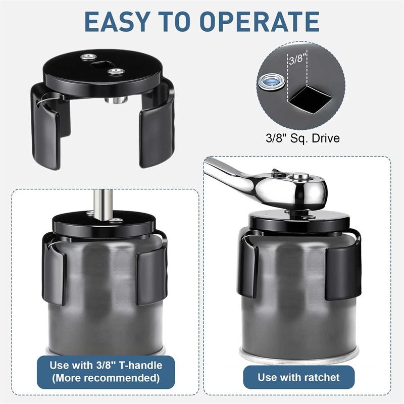 Adjustable Two Jaw Oil Filter Wrench Tool For Easy Oil Change Remove Install Filter Element Auto Maintenance Repair