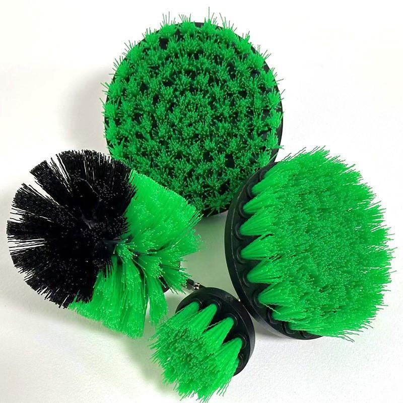 3/4Pcs Power Scrubber Brush With Drill Scrub Brush For Cleaning Showers Tubs Bathroom Tile Grout Carpet Drill Brush Attachment