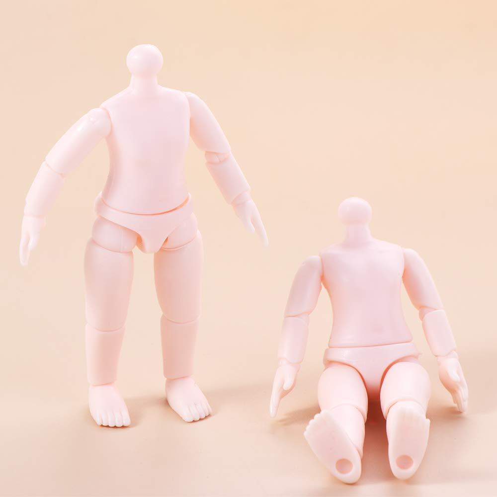 Multi Joints Nude Doll Toys 9.5cm Height Jointed Nude Dolls DIY Toy Doll Body  Gsc Ob11