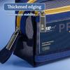 Mesh Pen Bag Double-Layer Stationery Bag New Pencil Case