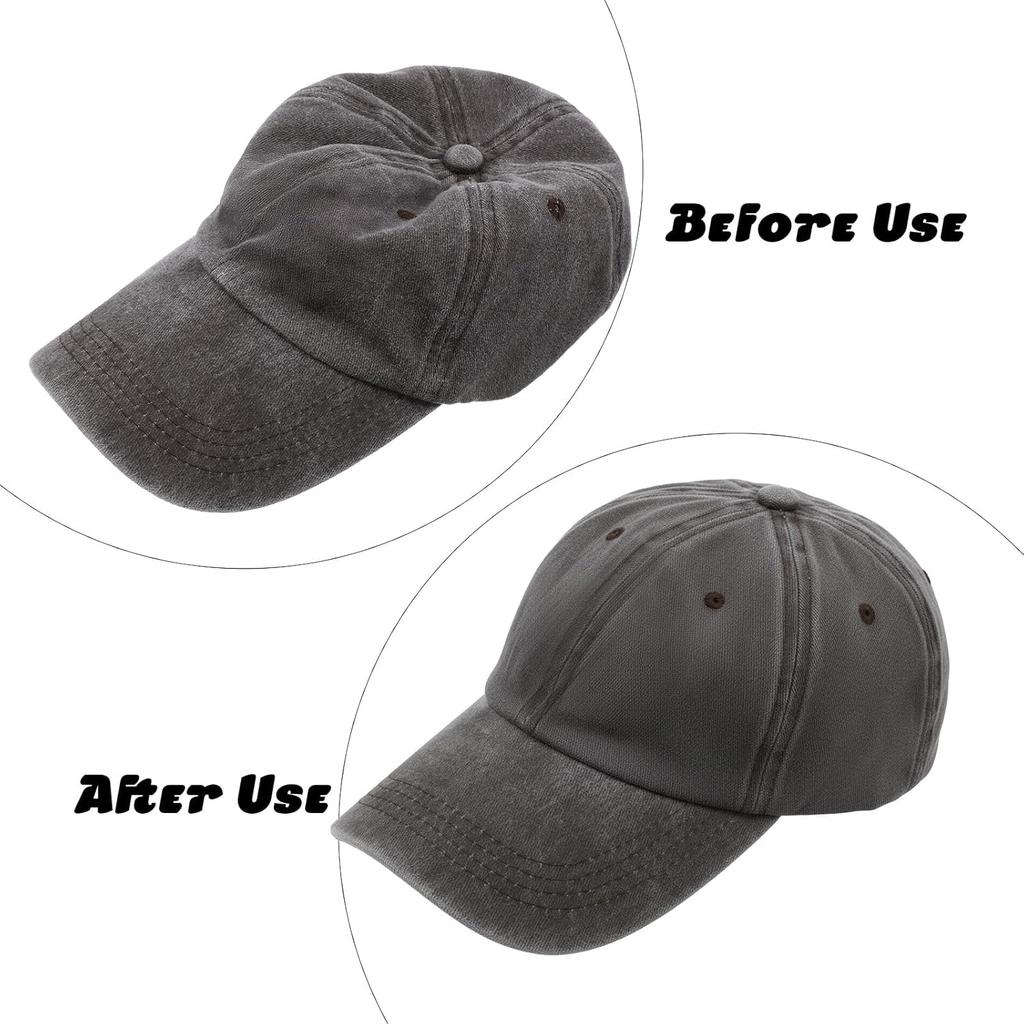 10Pcs Baseball Caps erts Hat Shaper erts Shapers Liner Washable Reble Hat Support Brim for Baseball Sports Cap