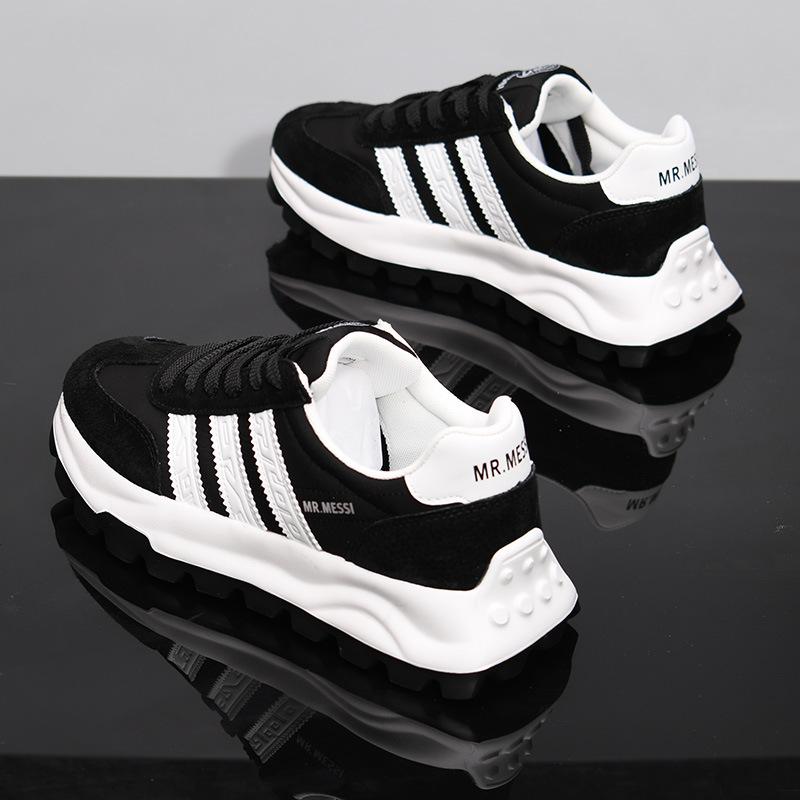 Sommar andningsbara Forrest Gump skor bekväma och enkla låga skor förhöjda låga sneakers MY